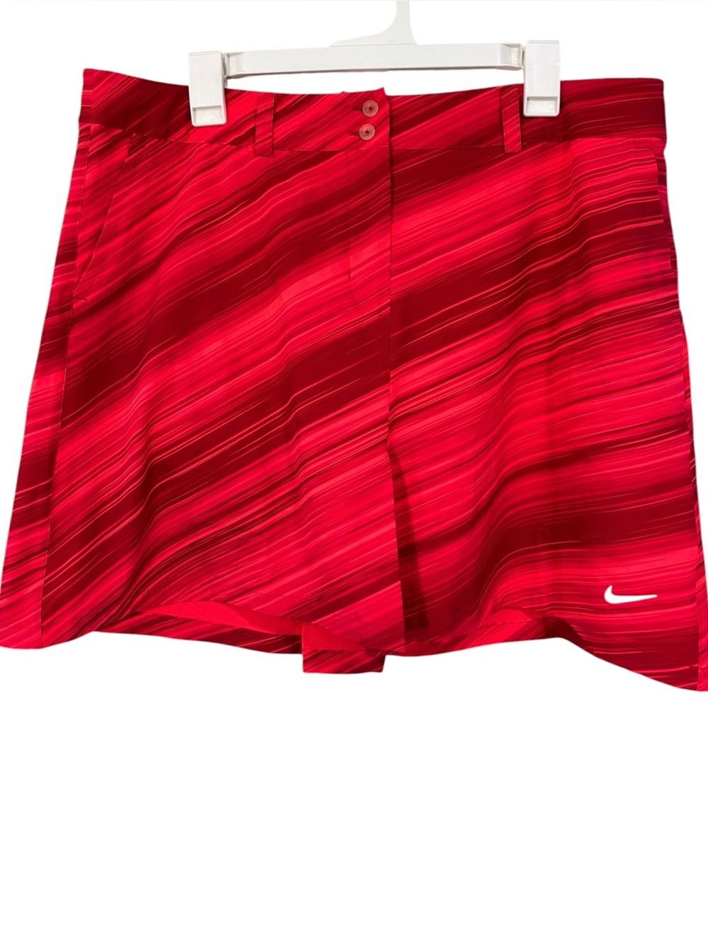 Nike Golf Tour Performance Dri-fit Red Lined Skirt Size 14 Womens